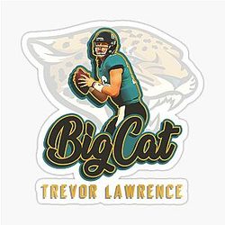 Trevor Lawrence Big Cat Sticker