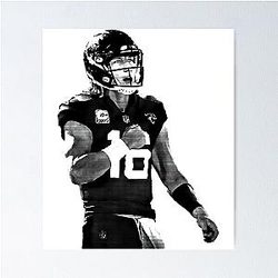 Trevor Lawrence Pencil Drawing Style T Shirt Poster