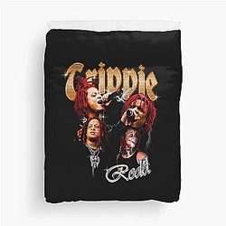 Grunge Art Style Trippie Redd Duvet Cover