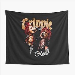 Grunge Art Style Tapestry