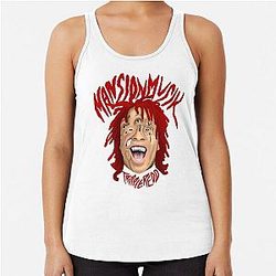 Vogue Grunge Style Trippie Redd Racerback Tank Top