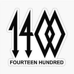 Trippie Redd - 1400 Logo Sticker