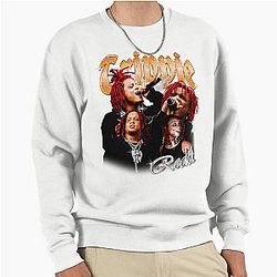 Antiquity Trippie Redd Red Hair Pullover Sweatshirt