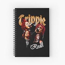 Grunge Art Style Spiral Notebook