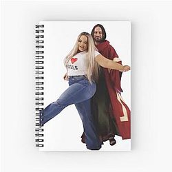 Trisha Paytas I Love Moses Spiral Notebook