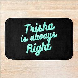 Trisha Paytas is right Retro Graphic Design Bath Mat