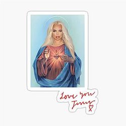 Trisha Paytas Jesus Sticker