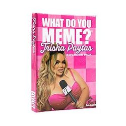What Do You Meme? Trisha Paytas Expansion Pack by Relatable, Card Games for Adults, Featuring YouTube Influencer Trisha Paytas, All New Content, Includes 15 Image Cards and 10 Caption Cards