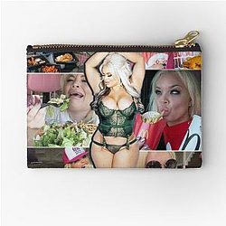 Trisha Paytas Sexy Eating Show Mukbang YouTube Zipper Pouch