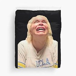 Trisha Paytas Crying on Youtube Duvet Cover