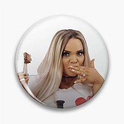 Trisha Paytas eating a Pin