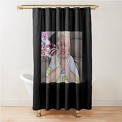 Trisha Paytas Crying Shower Curtain