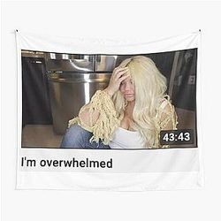 Trisha Paytas "I'm Overwhelmed" Tapestry