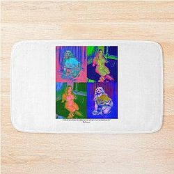 Trisha Paytas Pop Art Karl Marx Quote Bathroom Mat