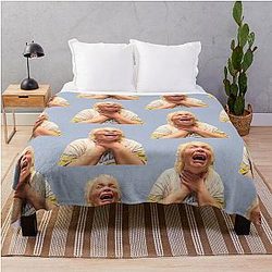 Trisha Paytas crying throw blanket