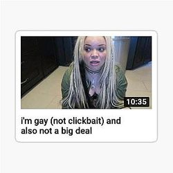 Trisha Paytas Gay Sticker