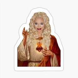 Trisha Paytas Jesus Sticker