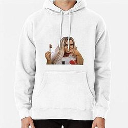 Trisha Paytas eats a Pullover Hoodie