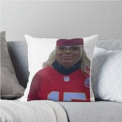 Trisha Paytas meme throw pillow