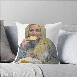 Trisha Paytas Meme Throw Pillow