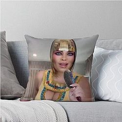 Trisha Paytas King Tut Throw Pillow