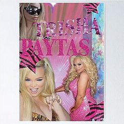 Trisha Paytas y2k pink glitter Poster