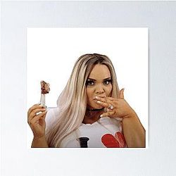 Trisha Paytas Eats a Poster