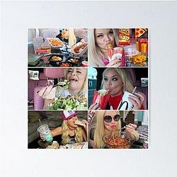 Trisha Paytas Eating Show Mukbang Queen of YouTube Poster
