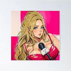 Just Trish Anime Style - Trisha Paytas Poster