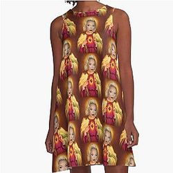 Trisha Paytas In A-Line Dress