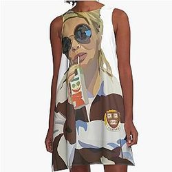Trisha Paytas as Girlboss A-Line Dress