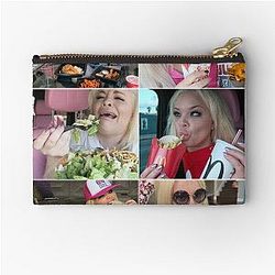 Trisha Paytas Eating Show Mukbang Queen of YouTube Zipper Pouch
