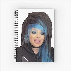 Trisha Paytas Emo Spiral Notebook