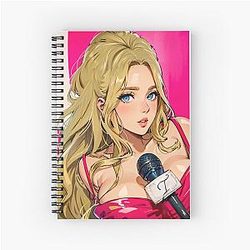 Trish Anime Style Spiral Notebook
