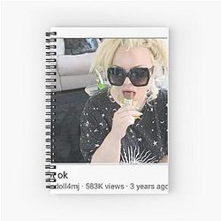 Trisha Paytas Spiral Notebook