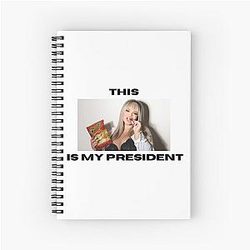 President Trisha Paytas Spiral Notebooks