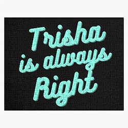 Trisha Paytas is right retro graphic design Jigsaw Puzzle