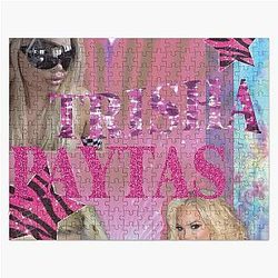 Trisha Paytas y2k pink glitter Jigsaw Puzzle