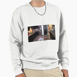 Trisha Paytas Laying on the Floor in a Pullover Sweatshirt