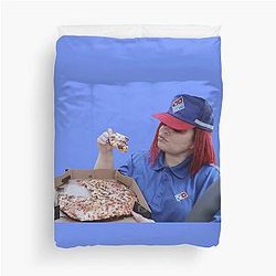 Trisha Paytas eating duvet cover