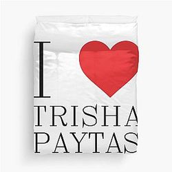 I Love Classic Trisha Paytas Duvet Cover