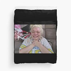 Trisha Paytas Crying Duvet Cover