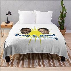 Troy and Abed in the Morning Throw Blanket