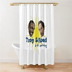 Troy and Abed in the Morning Shower Curtain