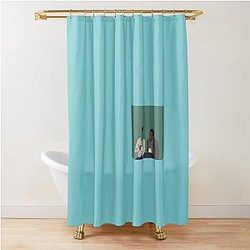Troy and Abed in the Morning Shower Curtain