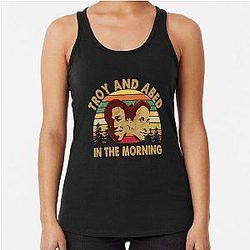 Troy and Abed in the Morning Racerback Tank Top