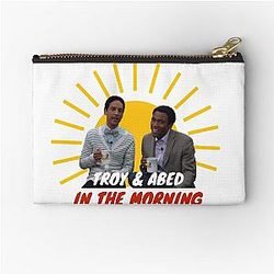 Troy and Abed in the Morning Zipper Pouch