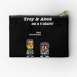 Troy Abed Poster Vintage Zipper Pouch