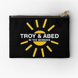 Troy and Abed in the Morning Zipper Pouch