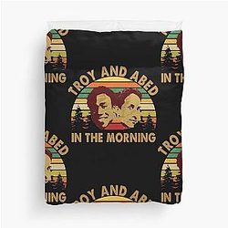 Troy and Abed in the Morning Duvet Cover